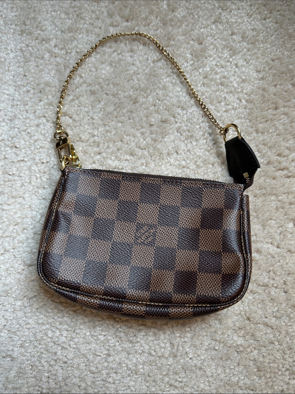 Louis Vuitton Damier Ebene Mini Pouchette
